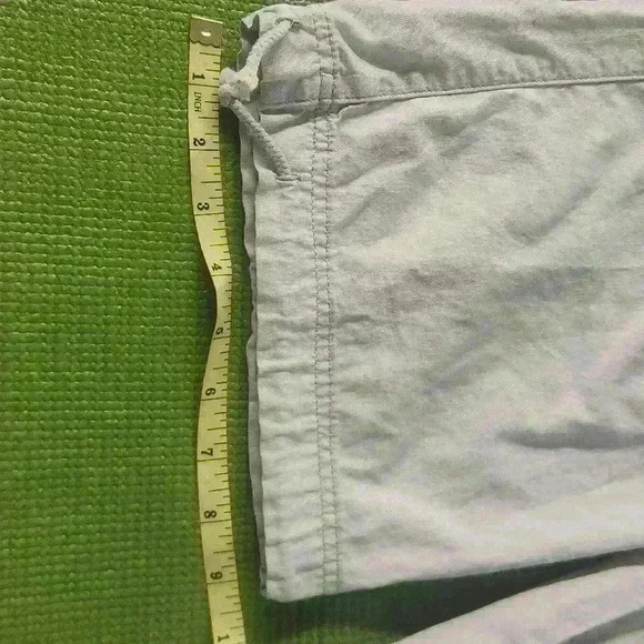 Women's Angels cargo type pants with zip, velcro/tie waist, tie bottoms wide leg - Picture 5 of 10